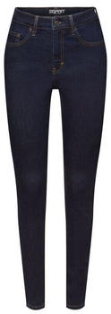 Esprit Skinny Jeans mit hohem Bund, Baumwollstretch (993EE1B351) blue rinse