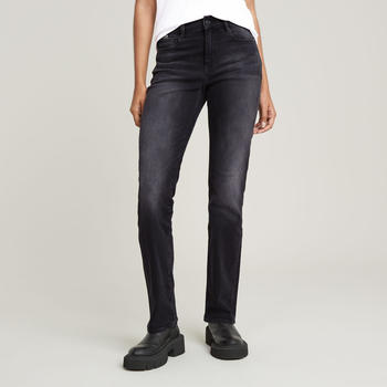 G-Star Strace Straight Jeans (D23951) worn in black moon