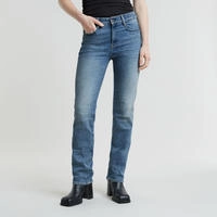 G-star D23951-C051-D898-32-28, G-star Strace Straight Fit Jeans Blau 28 / 32 Frau Sun