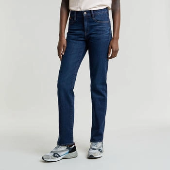 G-Star Strace Straight Jeans (D23951) worn in aster blue