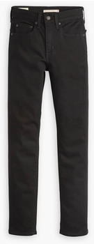 Levi's 724 High Rise Straight Jeans midnight gaze black