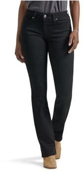 Lee Regular Fit Bootcut Jeans schwarz