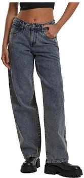 Urban Classics Tb7127-ladies Mid Waist 90's Jeans dirty washed