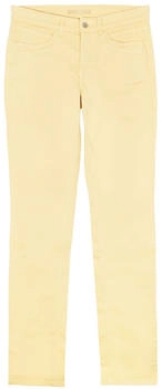 MAC Angela Stretchjeans Slim Fit Straight Leg denim grau blau gelb