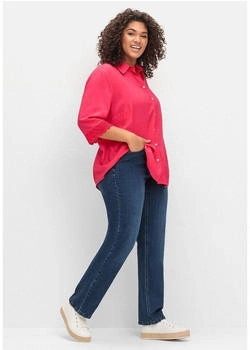 Sheego Gerade Jeans dark blue Denim