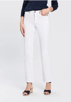 Arizona Jeans Gerade Jeans Comfort-Fit High Waist weiß