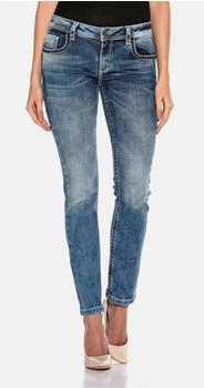 Cipo & Baxx Slim-fit-Jeans Flügel Design WD401
