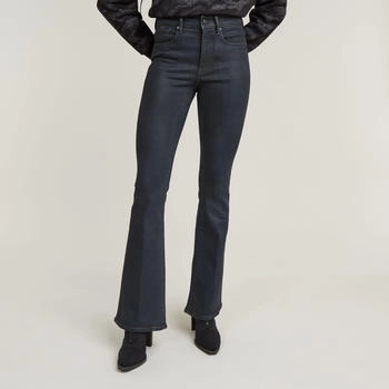 G-Star 3301 Flare Jeans dunkelblau D21290-D634-G754