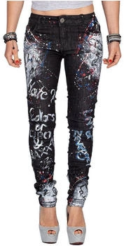 Cipo & Baxx Jeans WD389-bans schwarz