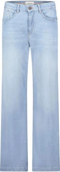Cartoon High Waisted-Jeans hellblau