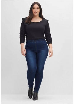 Sheego Jeggings individueller Waschung dark blue