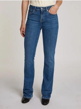 Tommy Hilfiger Jeans Hose Bootcut Stretch mid blau