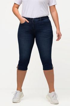 Ulla Popken Capri Jeans Sarah schmale 5-Pocket-Form Saumschlitz