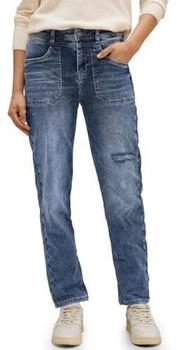 Street One Jeanshose Straight Authentic Indigo Wash A376951