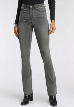 Arizona Jeans Bootcut-Jeans Ultra Stretch ausgestellte Beinform grey-used