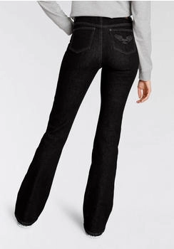 Arizona Jeans Bootcut-Jeans Comfort-Fit ausgestellte Beinform High-Waist black