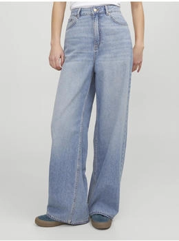 JJXX Tokyo Wide R6078 High Waist Jeans blau