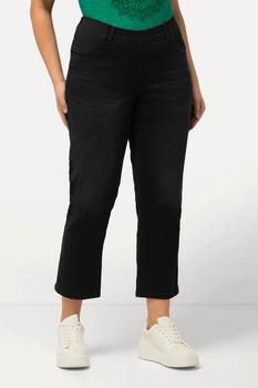 Ulla Popken Damen Jeans Denim schwarz