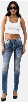 Cipo & Baxx Slim-fit-Jeans Used-Elementen WD442