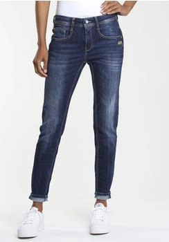 Gang Relax-fit-Jeans 94AMELIE blau blue used doppelter rechter Gesäßtasche
