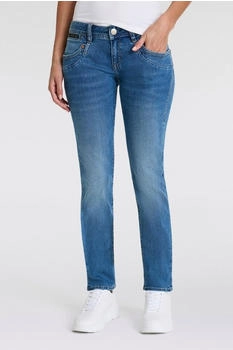 Herrlicher Piper Slim Organic Denim Slim-fit-Jeans blau