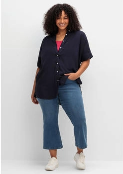 Sheego Bootcut-Jeans Bodyforming-Effekt blue