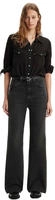 Levi's A7503-0007-32/28, Levi's Ribcage Bell Slim Fit High Waist Jeans Schwarz 28 /