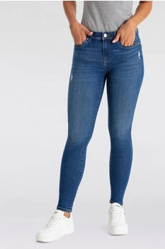 Only ONLWOW MID SKINNY BJ blue denim