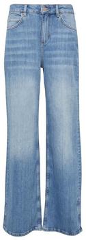 Comma Identity Jeans-Hose blau Wide Leg geschlitztem Saum 2154820 53Z4
