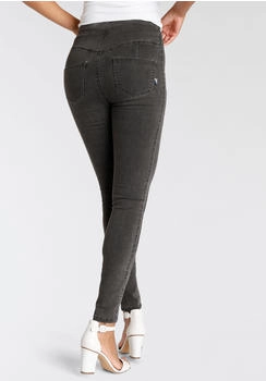 Arizona Jeans Jeansjeggings extra-eng geschnittene Beinform hohe Leibhöhe grey washed