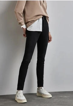 Street One Jeans A377757 Slim Fit schwarz leicht verwaschen