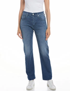 Replay Maijke Straight-Fit Medium Blue 009 blau