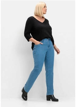 Sheego Stretch-Jeans 5-Pocket blue denim