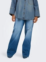 ONLY CARMAKOMA High-waist-Jeans "CARWILLY HW WIDE DNM REA12187 NOOS"