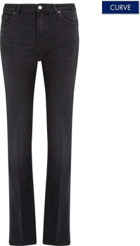 Tommy Hilfiger CRV BOOTCUT RW CLER Bootcut-Jeans stoned washed schwarz