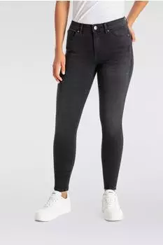 Only ONLWOW MID SKINNY BJ washed schwarz
