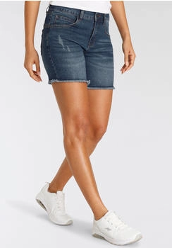 KangaROOS Jeanshotpants kurze Schnittform Destroyed-Effekte klassische Leibhöhe