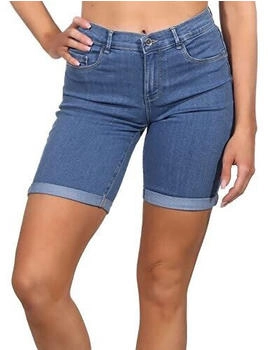 Only Jeans Shorts Rain Mid schmales Bein 15176847 light blue denim