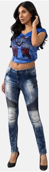 Cipo & Baxx Damen Jeans blau rauchblau 23379333
