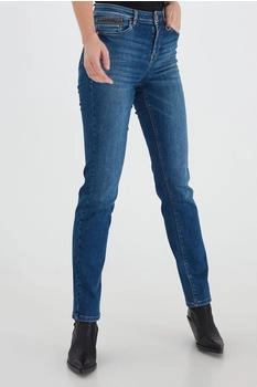 Pulz Jeans PZEMMA Damen Jeans denim gerade Slim Fit 5-Pocket-Style