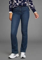 Arizona Bootcut-Jeans "Ultra Soft" elastische Passform, ausgestellte Beinform,...