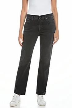Replay Maijke Straight-Fit Jeans schwarz 098-1
