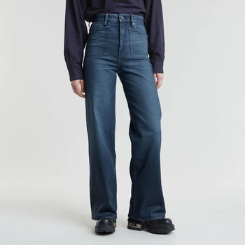 G-Star Deck High Loose Patch Pocket Jeans dunkelblau D25276-D775-G762