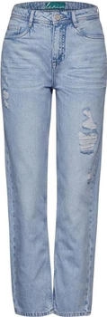 Street One Denim-Modern Straight ca 15824 hellblau zerstört