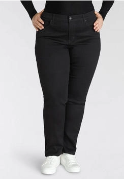 Levi's Straight-Jeans 314 Shaping Straight baumwoll-stretch schwarz soft black
