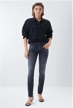 Salsa Mystery Push Up Slim Fit Jeans dunkel