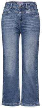 Street One Straight Leg Jeans Auth Mid Blue A377739