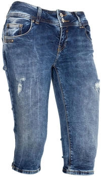 LTB Georget Cycle Slim Fit Stretchjeans Shorts denim blau used