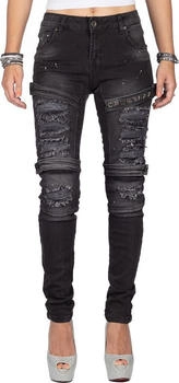 Cipo & Baxx Jeans WD383-bans schwarz