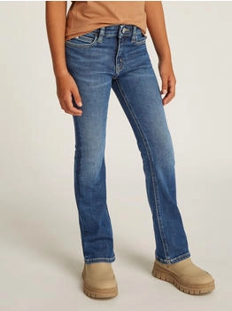 Calvin Klein MR FLARE DARK BLUE VISUAL DENIM Bootcut-Jeans